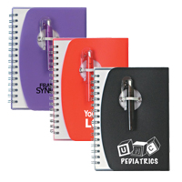 Stylish Spiral Notebook w/ Shorty Pen